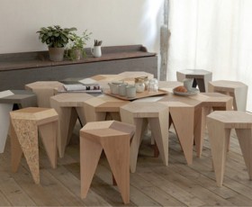 Tabouret Rayuela par Alvaro Catalan de Ocon