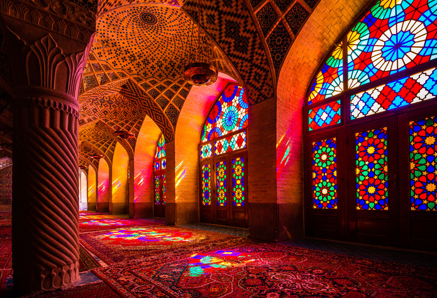 Mosquée Nasir-ol-molk de Shiraz sur Design Maroc
