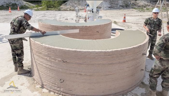 impression 3D béton armée