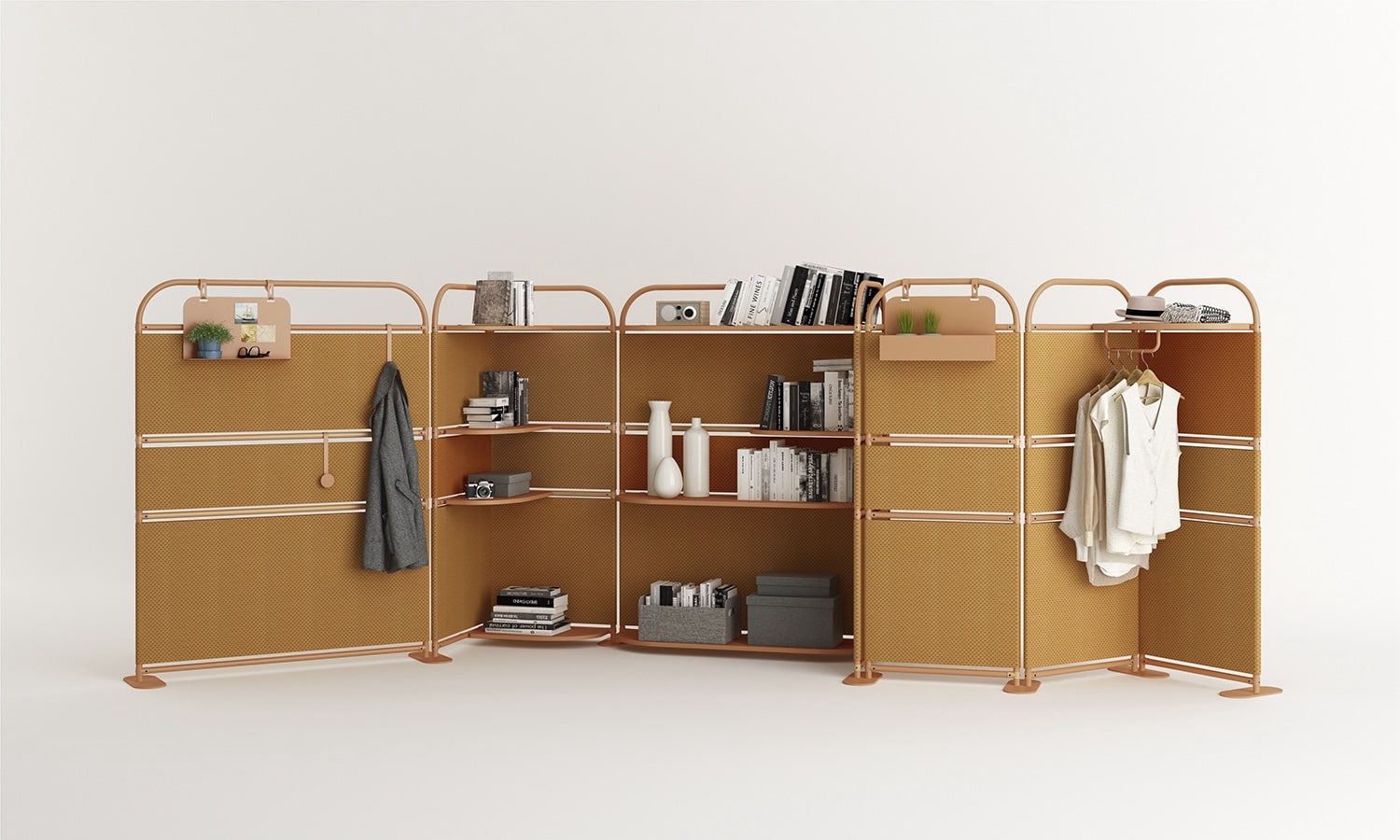 Ola par Silvia Ceñal pour Ondarreta : la cloison de bureau augmentée