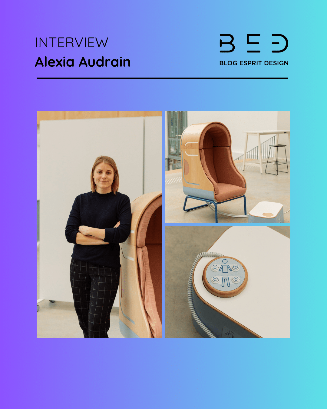 Rencontre : Alexia Audrain, le design pour lutter contre le handicap Rencontre : Alexia Audrain, le design pour lutter contre le handicap
