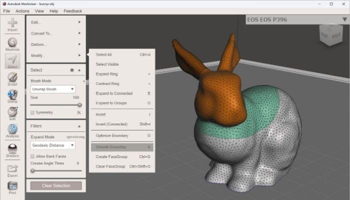 logiciels réparer fichier stl