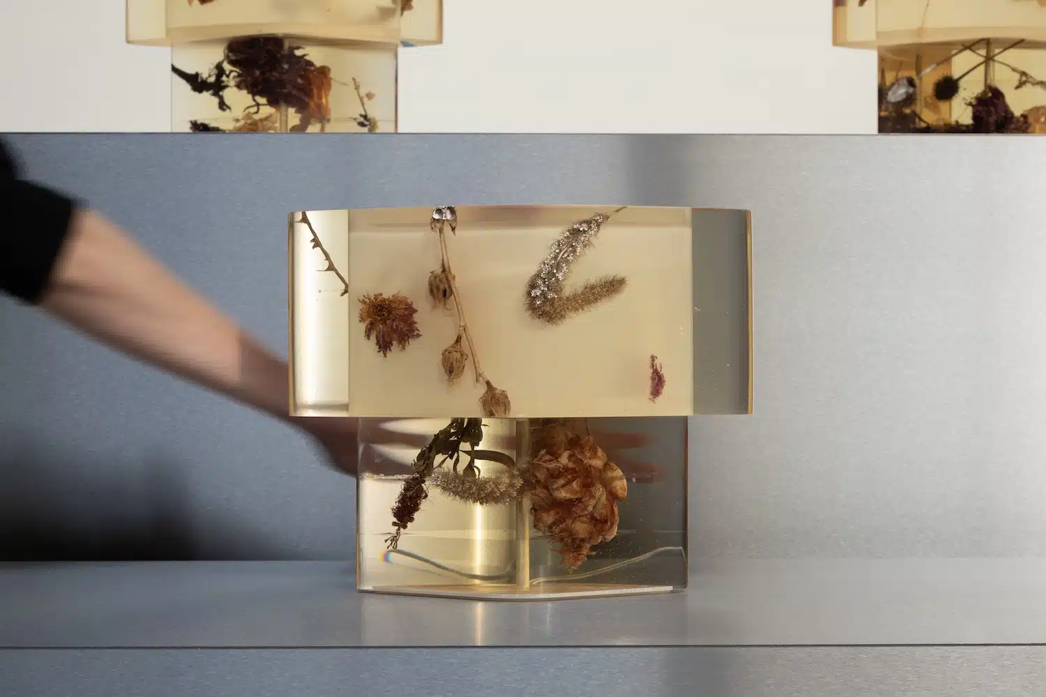 Flora Lamp II par Marcin Rusak : la fleur figée dans la lumière