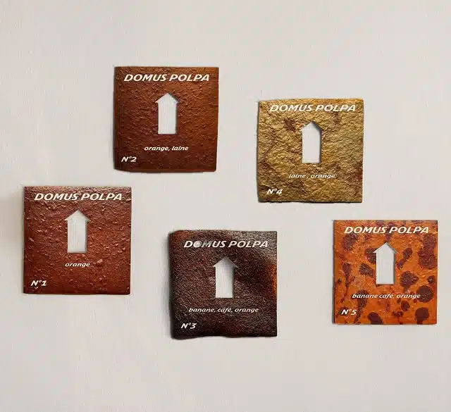 Éclairage organique : des lampes-architectures faites de fruits et de déchets