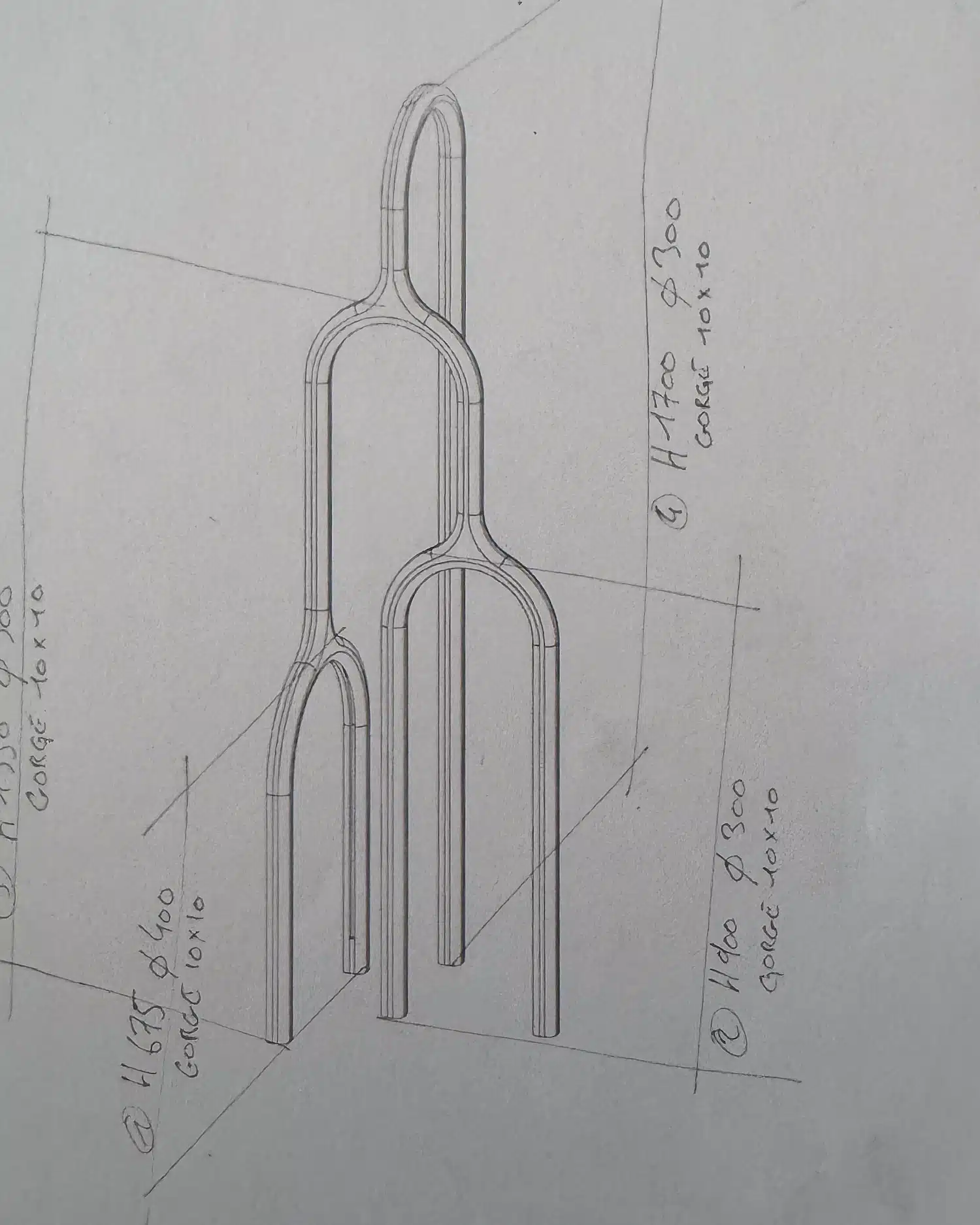 ARC n°1 : la lampe-bronze lumière d'auteur de Pierre Lapeyronnie