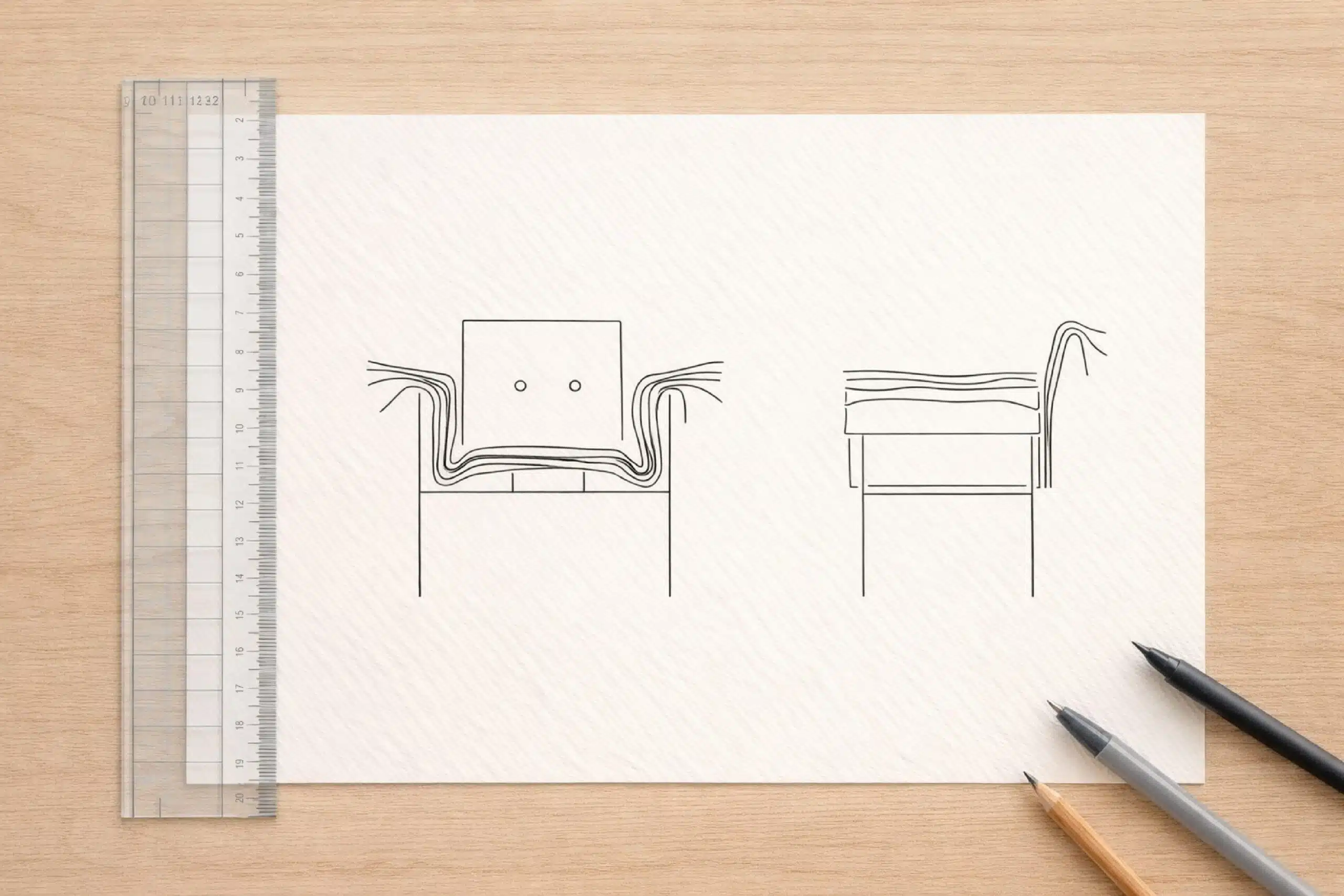 Quand le nuancier devient chaise : Kartela célèbre la superposition textile