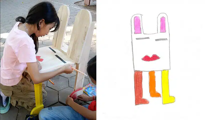 Dessiner sa propre chaise puis s'asseoir dessus : le projet participatif qui réunit design et pédagogie au Cambodge