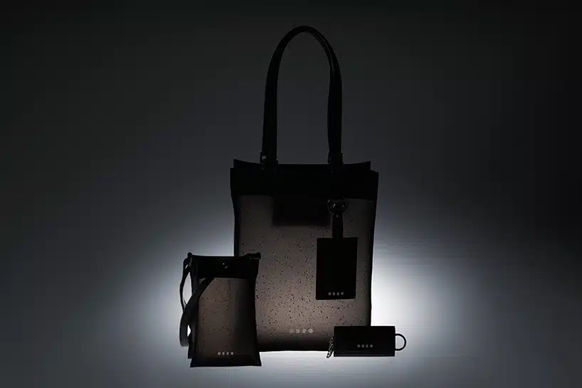 OBRO par OKUNOTE Tokyo Studio : un nouveau composite PVC et poudre de cuir translucide issu de déchets