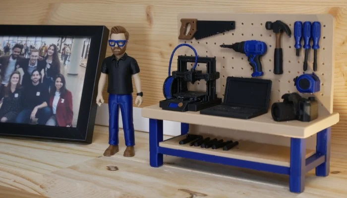 Un "diorama" imprimé sur la Snapmaker U1