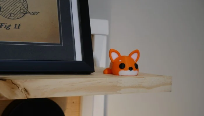 un renard imprimé sur la U1