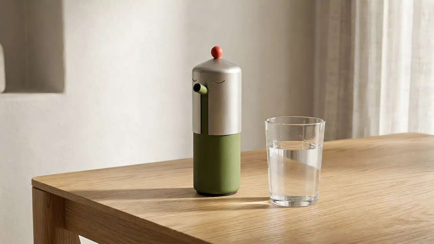 Mr. KRAF : Teddy Moissant dessine un contenant à eau avec une personnalité bien à lui Mr. KRAF : Teddy Moissant dessine un contenant à eau avec une personnalité bien à lui