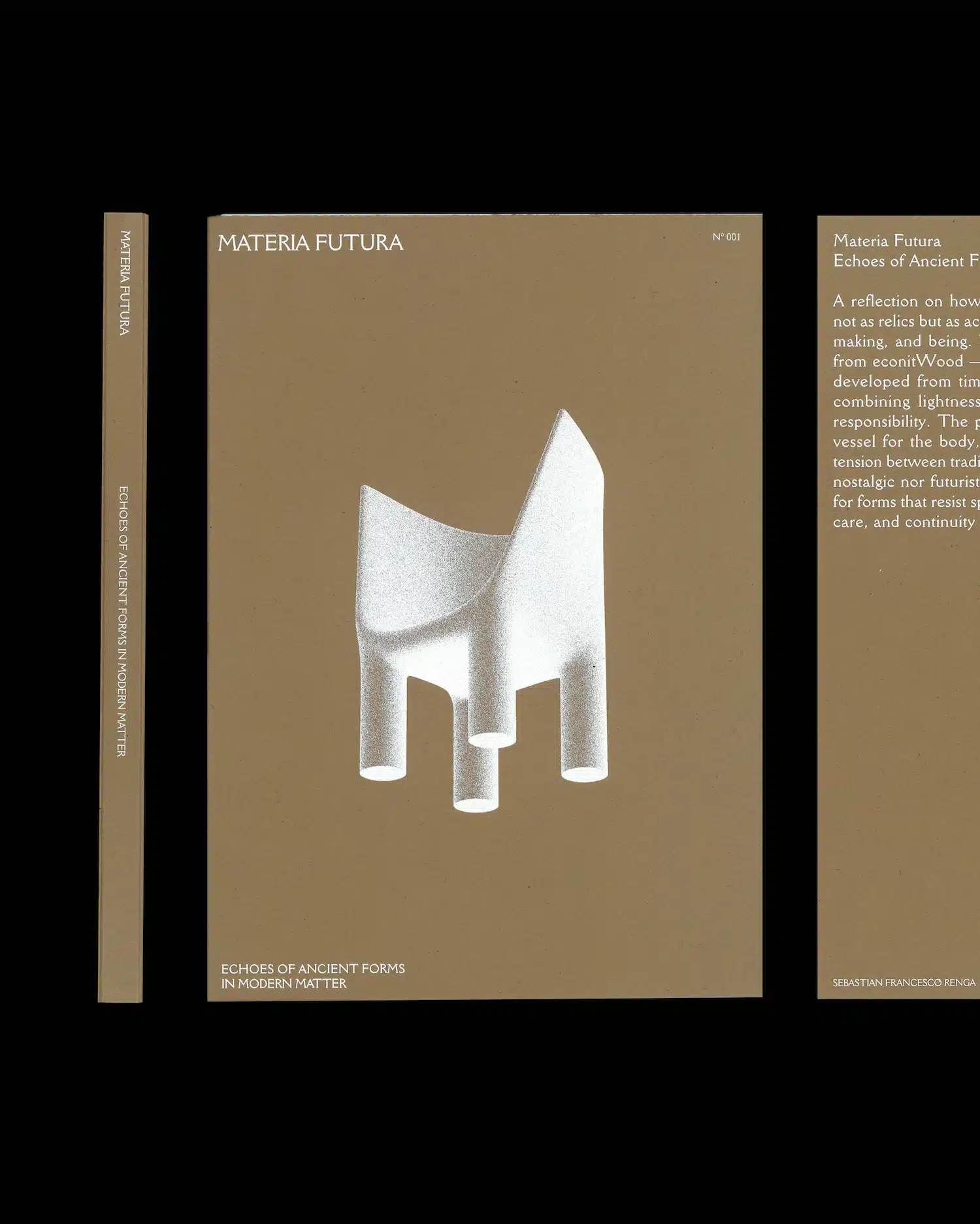 Materia Futura : Sebastian Renga imprime une chaise en bois recyclé et questionne la mémoire des formes Materia Futura : Sebastian Renga imprime une chaise en bois recyclé et questionne la mémoire des formes