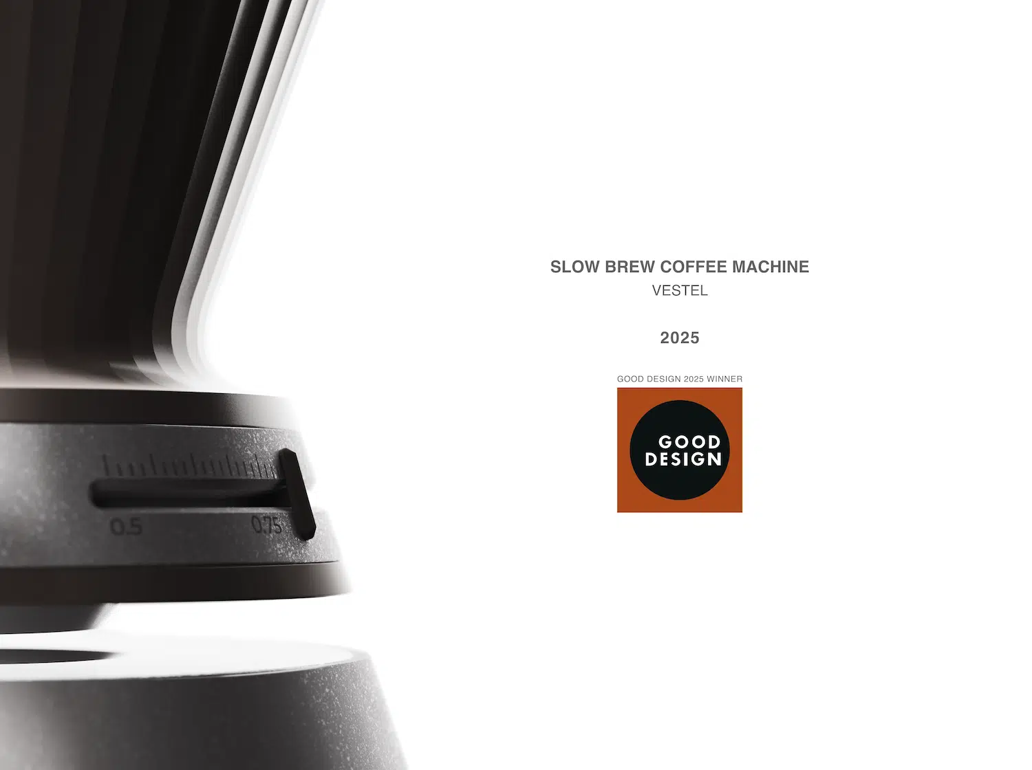 Vestel Slow Brew : quand le design d'une machine à café ralentit le temps Vestel Slow Brew : quand le design d'une machine à café ralentit le temps