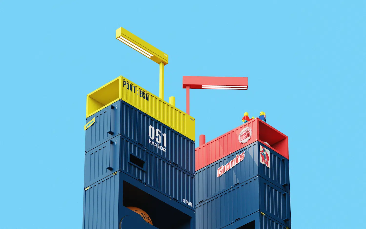 Harbor 051 : quand le port de Busan se glisse dans un meuble de rangement