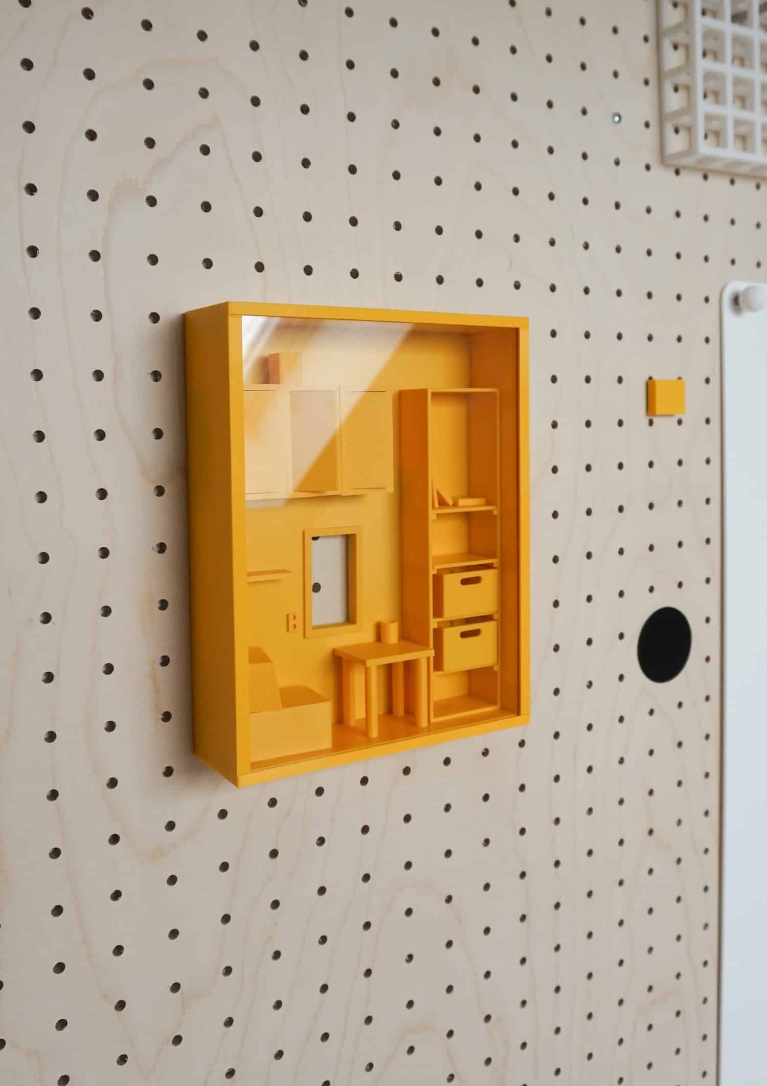 Room Box : Benjamin Decle capture un fragment de chez vous dans une boîte jaune imprimée en 3D